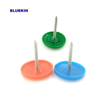 China Supplier Low Price Round Head Big Plastic Cap Nails For Building